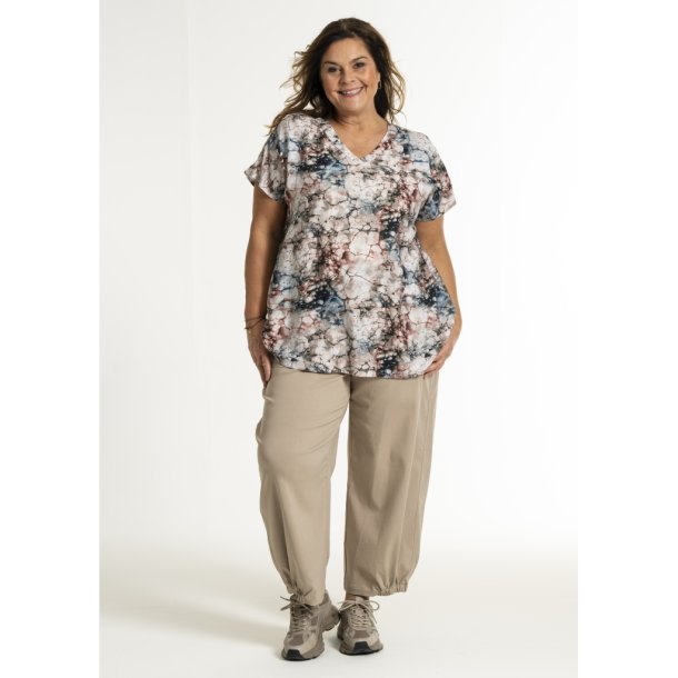 Jean Bluse Print