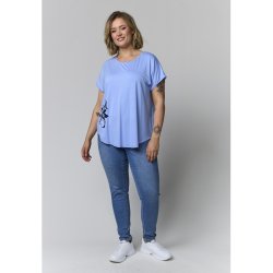 Gitte T-Shirt Lys Bl�