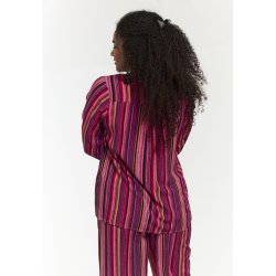 Emmy Bluse Pink Strib