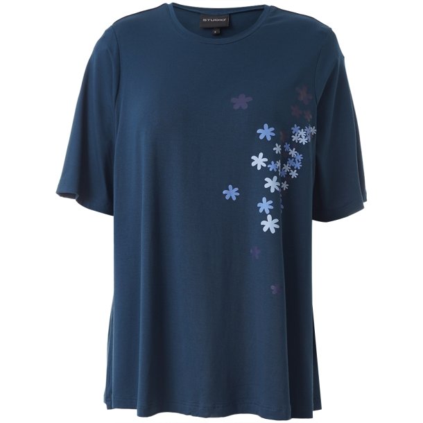 Bella Bluse Petrol/bl