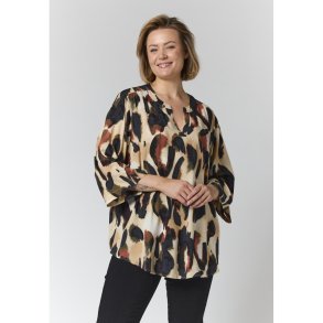 Valde Bluse Sand Print