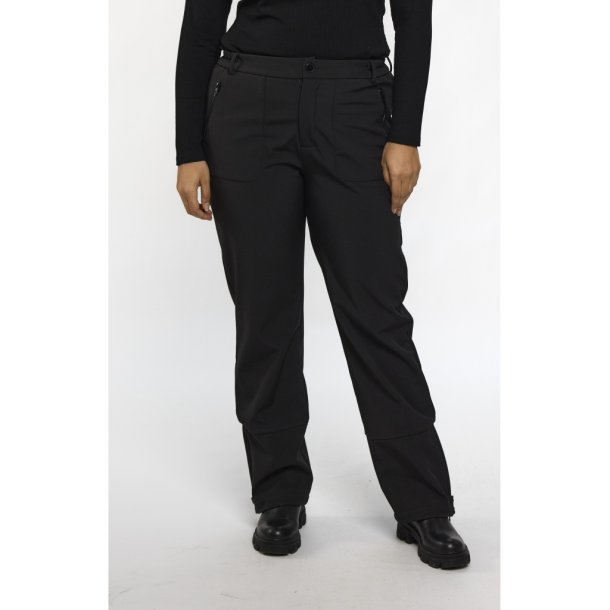 Lotte Softshell Skibuks Sort Regular L80