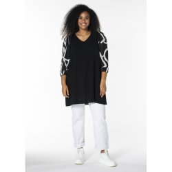 Kyra Tunika Sort/hvid