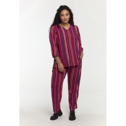 Emmy Bluse Pink Strib