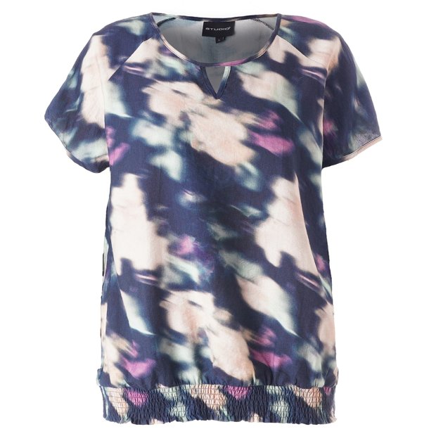 Camilla Bluse Petrol Mix