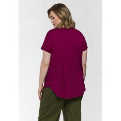 Gitte T-Shirt Raspberry