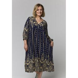 Else Kjole Navy/Sand