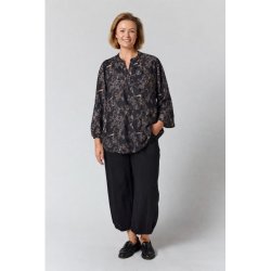 Vilde Bluse Sort Print