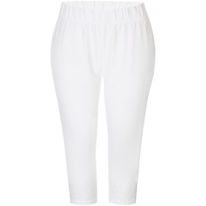 Kant Capri Legging Hvid