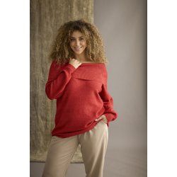 Elga Strik Bluse Sort