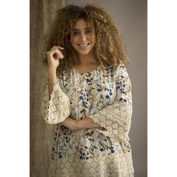 Opha Bluse Sand/Bl