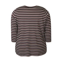 Alberta Bluse Brun Strib