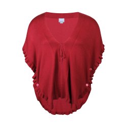 Kogle Strik Poncho Burdundy