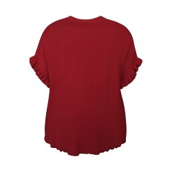 Kogle Strik Poncho Burdundy