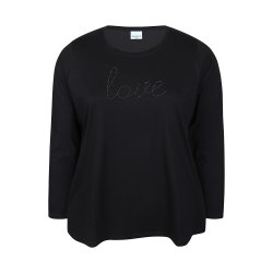 Tess Love Bluse Sort