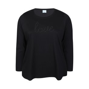 Tess Love Bluse Sort