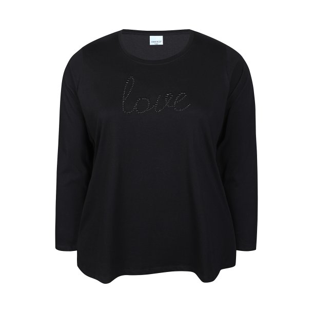 Tess Love Bluse Sort