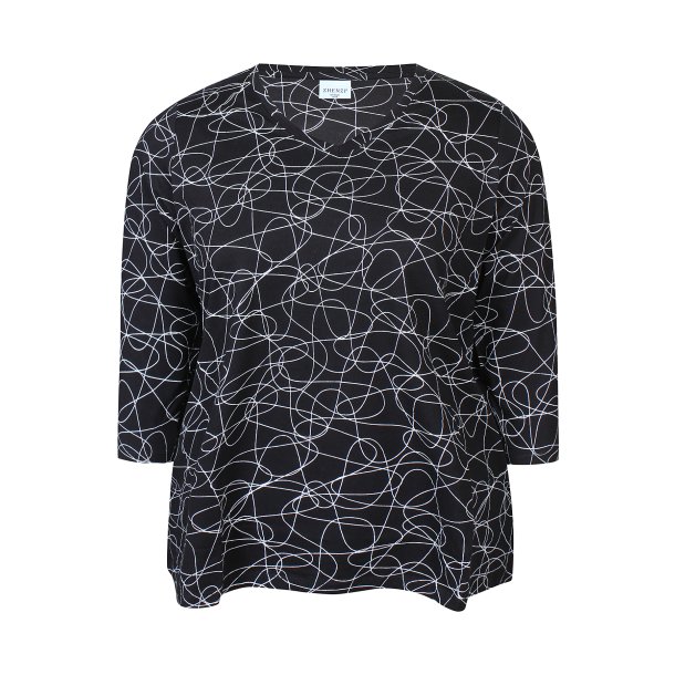 Alberta Bluse Print Sort