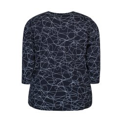 Alberta Bluse Print Navy