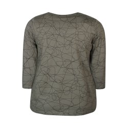 Alberta Bluse Print Army