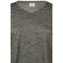 Alberta Bluse Print Army