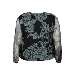 Adley Mesh Bluse Grn