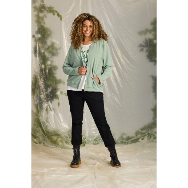 Mya Cardigan Sage Gr�n