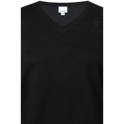 Elga Strik Bluse Sort