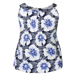 Cindy Top  Navy/Hvid