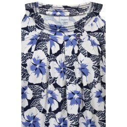 Cindy Top  Navy/Hvid