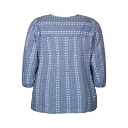 Haley Bluse Bl�/Hvid