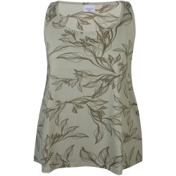 Alberta Top Print Dusty Tea