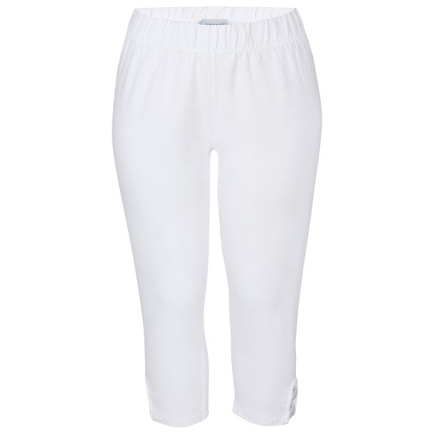 Kant Capri Legging Hvid