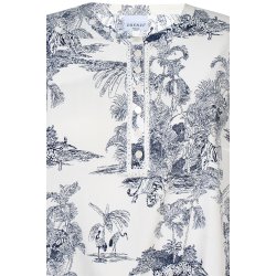 Ivory Bluse Offwhite/Navy