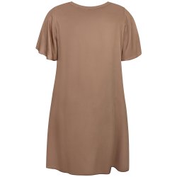 Janel Kjole s/s Pink/Brun