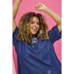 Jayla Kjole Denim Bl�