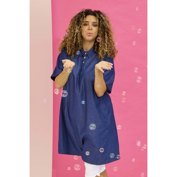 Jayla Kjole Denim Bl�