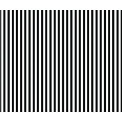 Stribet Boyer Nederdel Sort