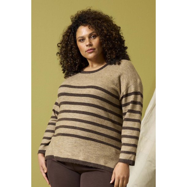 Elga Strik Bluse Portobella