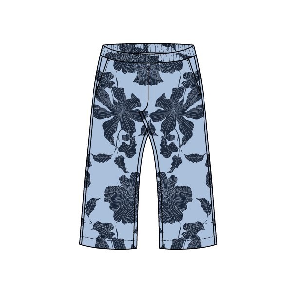 Ellen Capri Buks Wide Bl� L