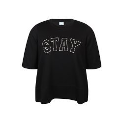 Mya Stay Bluse Sort