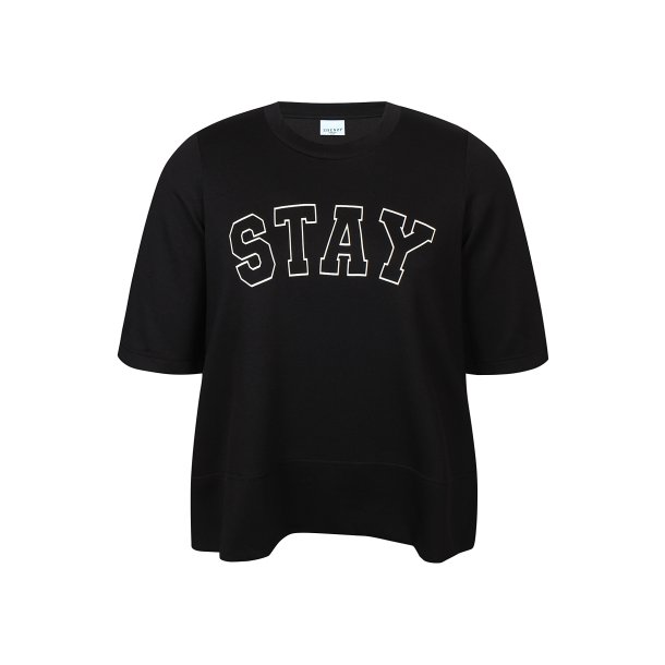 Mya Stay Bluse Sort