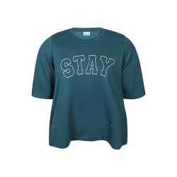 Mya Stay Bluse Petrol