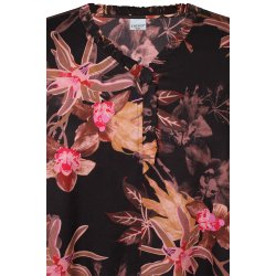Loren Bluse Sort/Rose