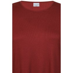 Lara Rib Bluse Maroon