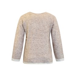 Strik Bluse Camel melange