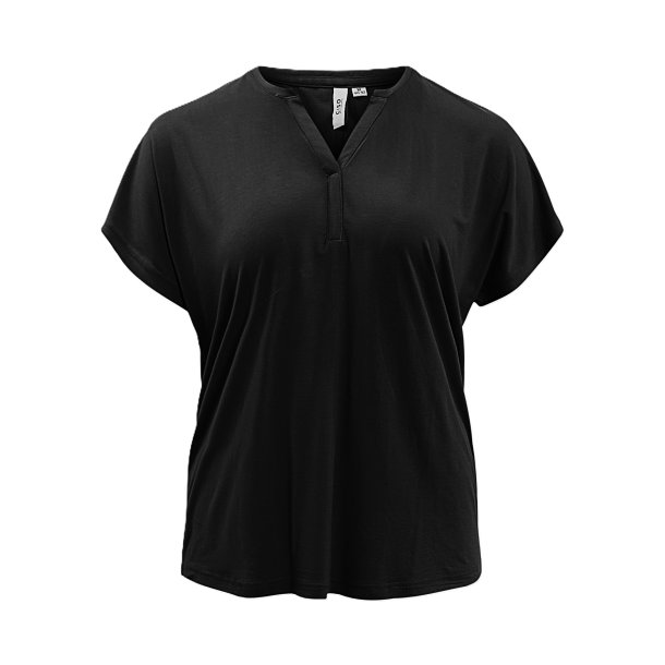 Bluse s/s Sort