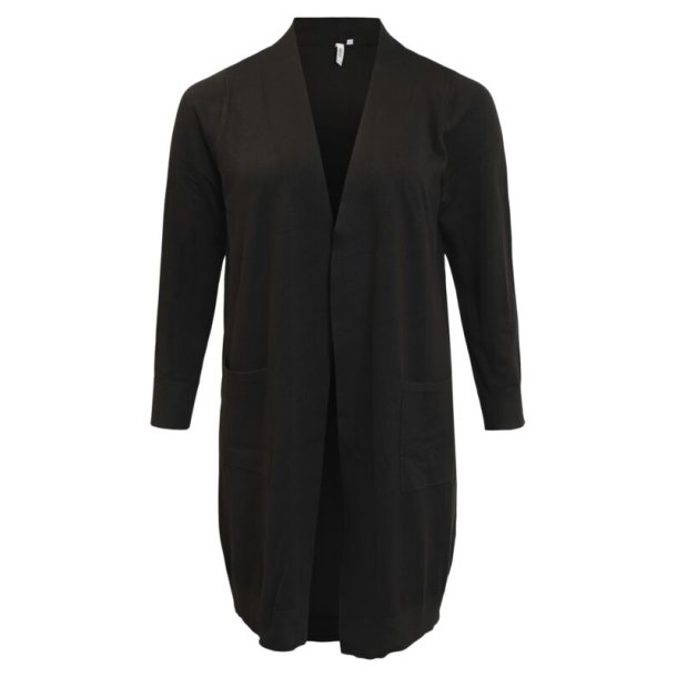 Sort Strik Cardigan