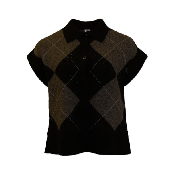 Strik Vest Brun