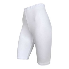  Bambus Lang Cykelshorts Hvid